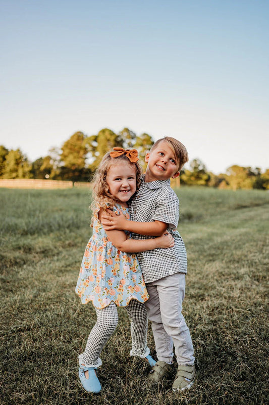 Little Love Bug Co. Casual Army Green Low Top {Premium Leather}