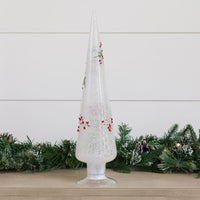 Cracker Barrel Christmas Cardinal LED Cone Tree