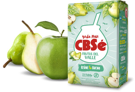 Pampa Direct CBSé Yerba Mate Frutos Del Valle Pear Flavor, 500 g / 1.1 lb