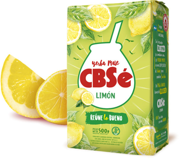 Pampa Direct CBSé Yerba Mate Limón Lemon, 500 g / 1.1 lb