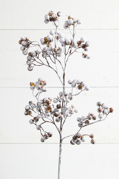 Decorator's Warehouse 32” Cedar Snow Berry Christmas Spray