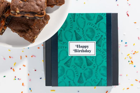 Dorothy Lane Killer Brownie Happy Birthday Gift Box (x2)