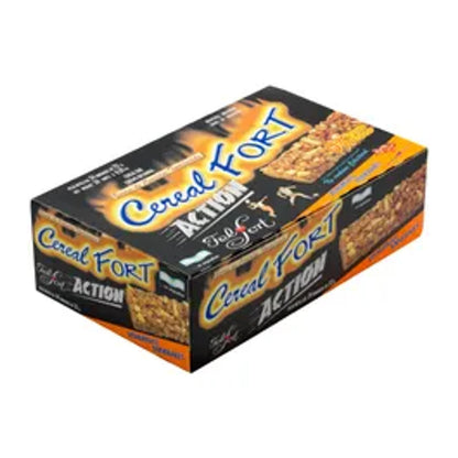 Pampa Direct Cereal Fort Cereal Bar Healthy Snack Action Fortified with Vitamins & Minerals, Cocoa Flavored, 23 g / 0.81 oz (box of 24)