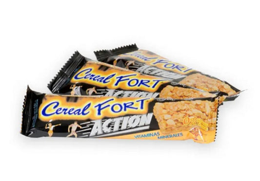 Pampa Direct Cereal Fort Cereal Bar Healthy Snack Action Fortified with Vitamins & Minerals, Cocoa Flavored, 23 g / 0.81 oz (box of 24)