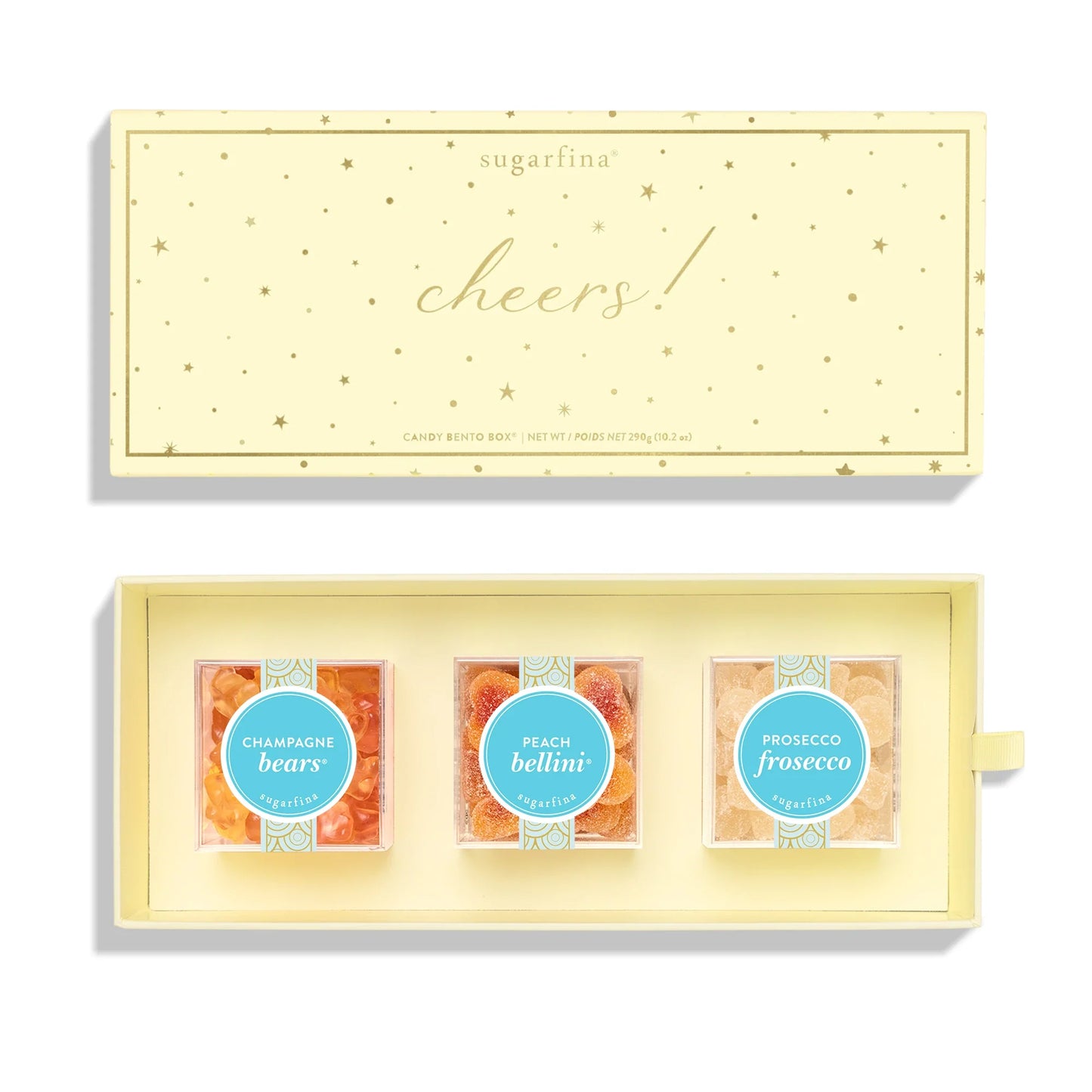 Sugarfina Cheers 3 Piece Candy Bento Box