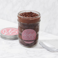 Hickory Farms Red Velvet & Chocolate Cupcake Jar 2-Pack