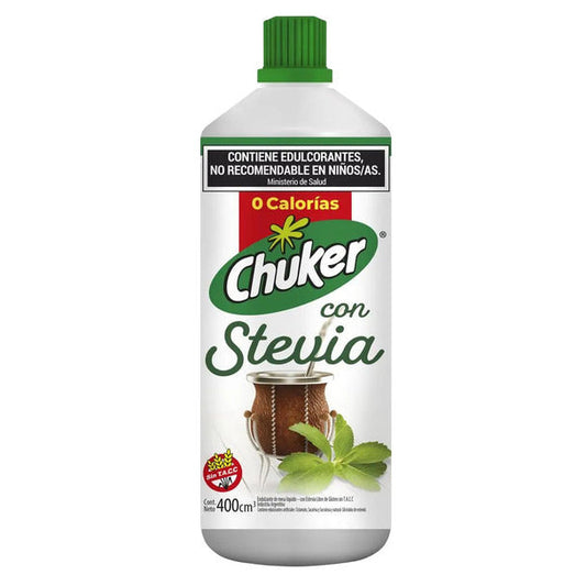 Pampa Direct Chuker Liquid Sweetener With Stevia Zero Calories, 400 ml / 13.52 oz