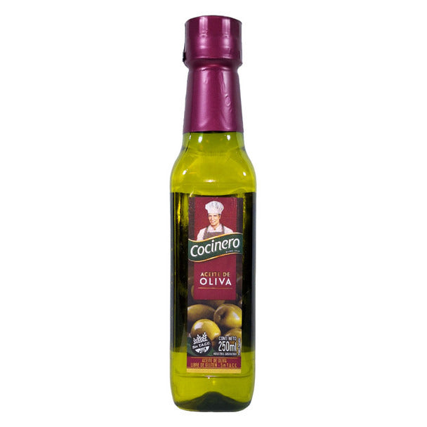 Pampa Direct Cocinero Aceite de Oliva Olive Oil Gluten Free, 250 ml / 8.45 fl oz bottle