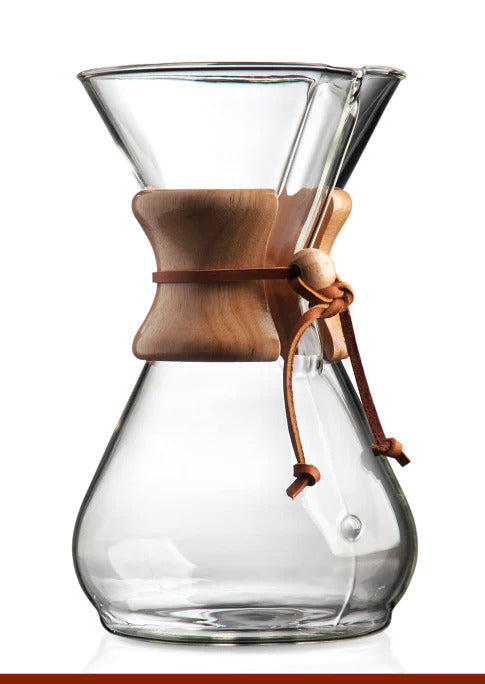 Crio Bru Chemex Pour Over Coffee Maker- Eight Cup Classic