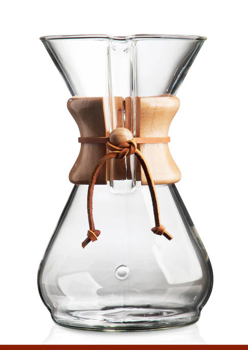 Crio Bru Chemex Pour Over Coffee Maker- Eight Cup Classic