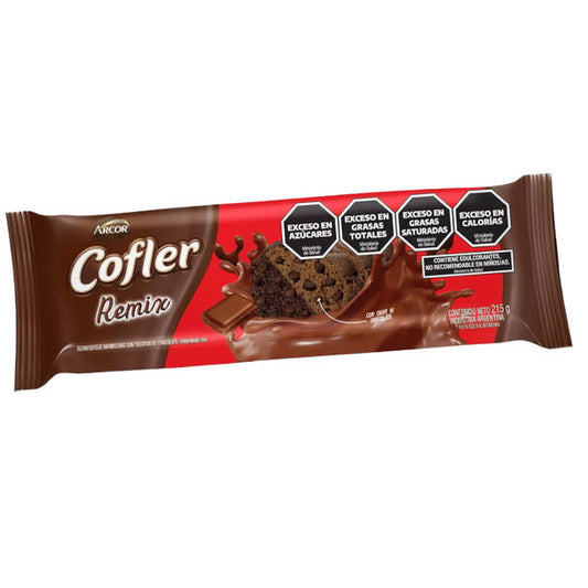 Pampa Direct Cofler Remix Marbled Cake with Chocolate Chips Budín Marmolado con Chips de Chocolate, 215 g / 7.6 oz