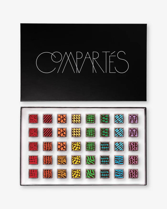 Compartes Chocolate 40 Piece Signature Truffles Gift Box