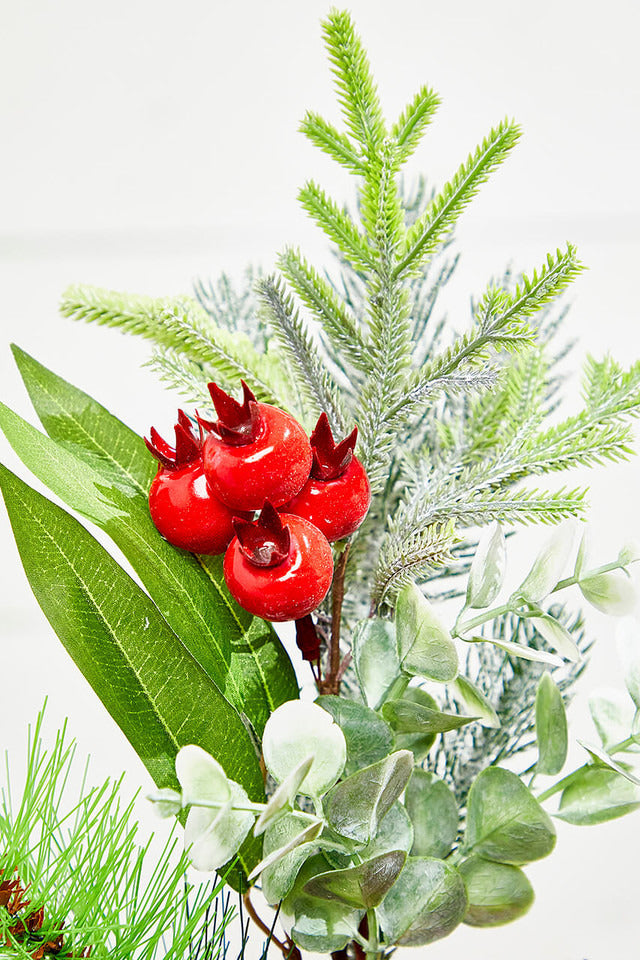 Decorator's Warehouse 25" Cone Berry Pine Spray