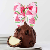 Mrs Prindables Watermelon Ribbon Jumbo Caramel Apple