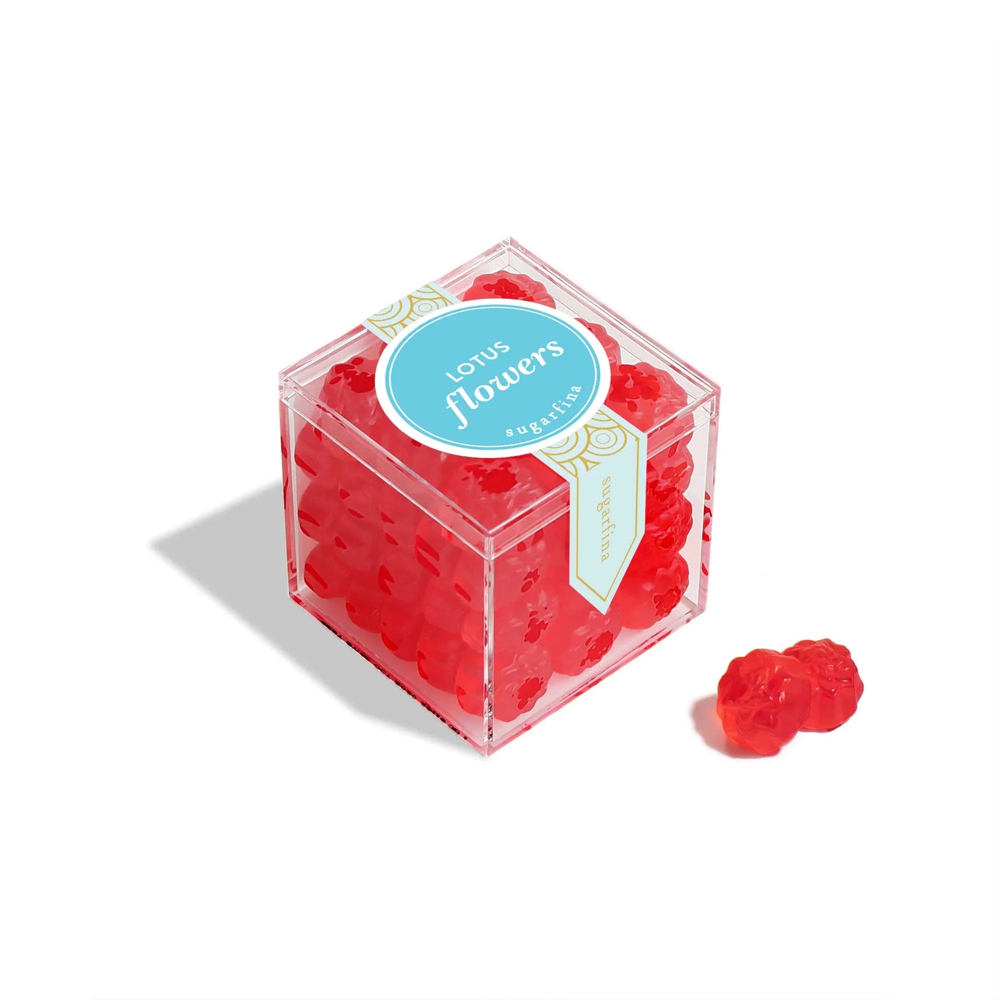 Sugarfina Lotus Flowers Gummy - Small Candy Cube (x4)