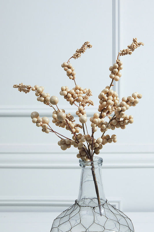 Decorator's Warehouse 18” Cream Dew Berry Christmas Spray