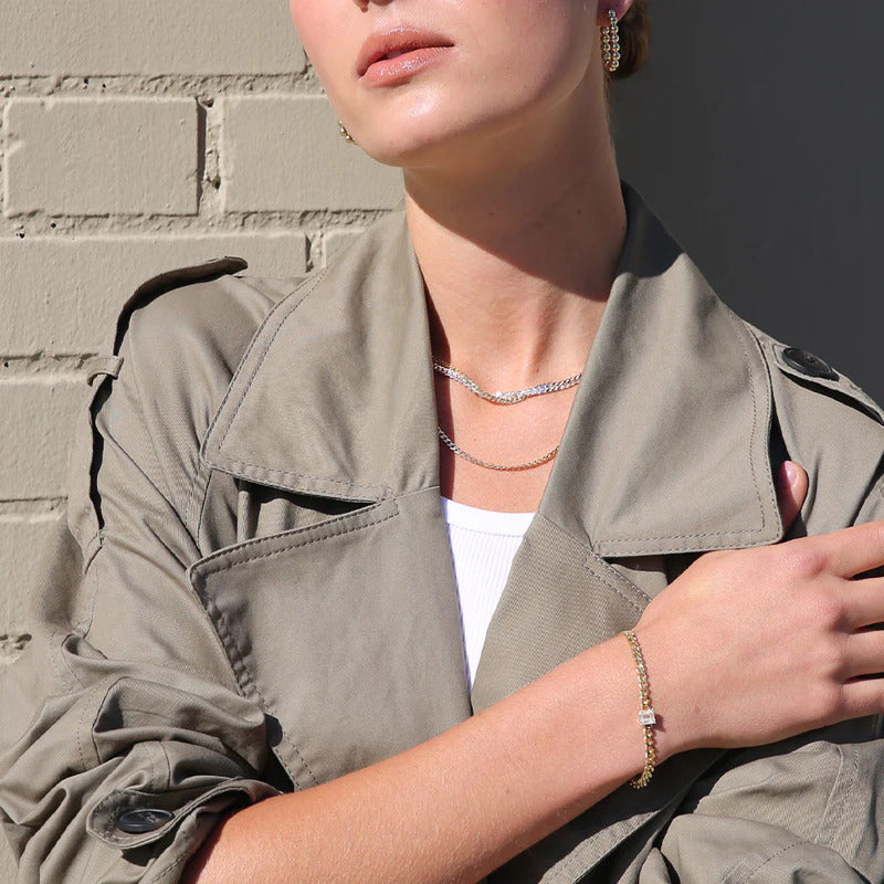 ARGENTO VIVO THE CURB CHAIN PAOLA BRACELET