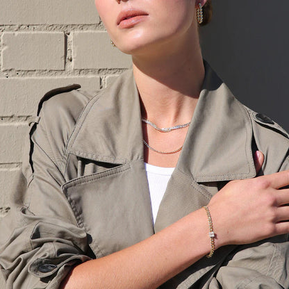 ARGENTO VIVO THE CURB CHAIN PAOLA BRACELET