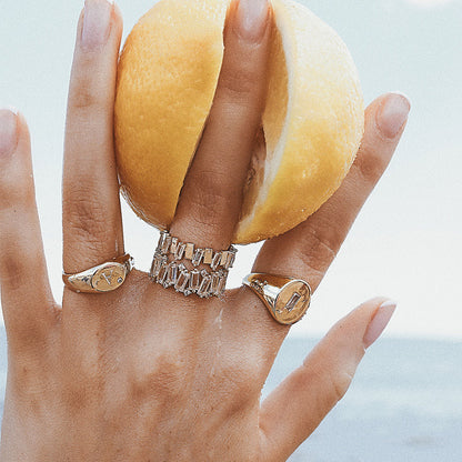 ARGENTO VIVO THE NUIT ÉTOILÉE RING