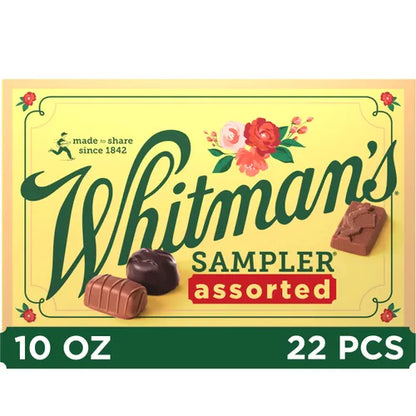 Russell Stover Chocolates Whitman's Sampler Assorted Chocolates, 10 oz.