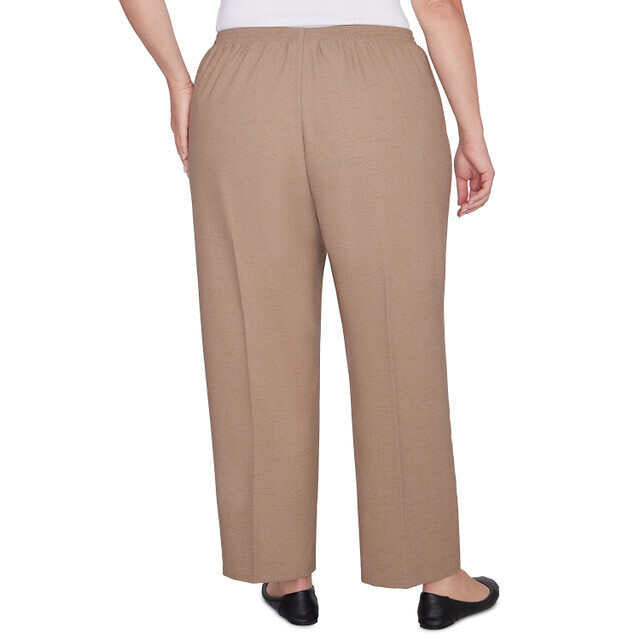 Alfred Dunner Women's Classic Emerald Isle Medium Length Pant - CASHEW