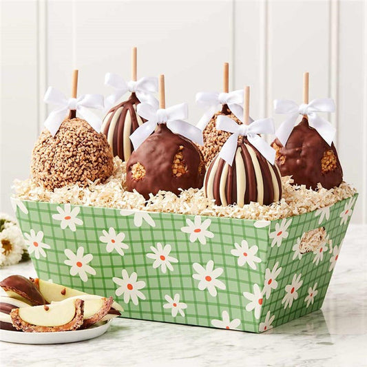 Mrs Prindables Daisy Caramel Apple Gift Tray