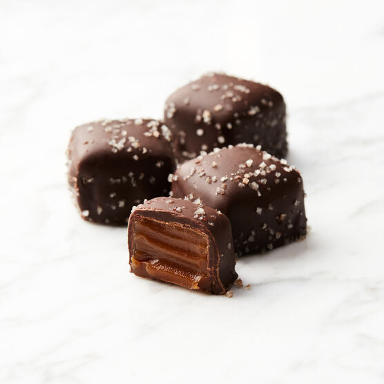 Hickory Farms Dark Chocolate Sea Salt Caramels