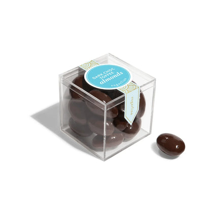 Sugarfina Dark Chocolate Toffee Almonds - Small Candy Cube (x4)