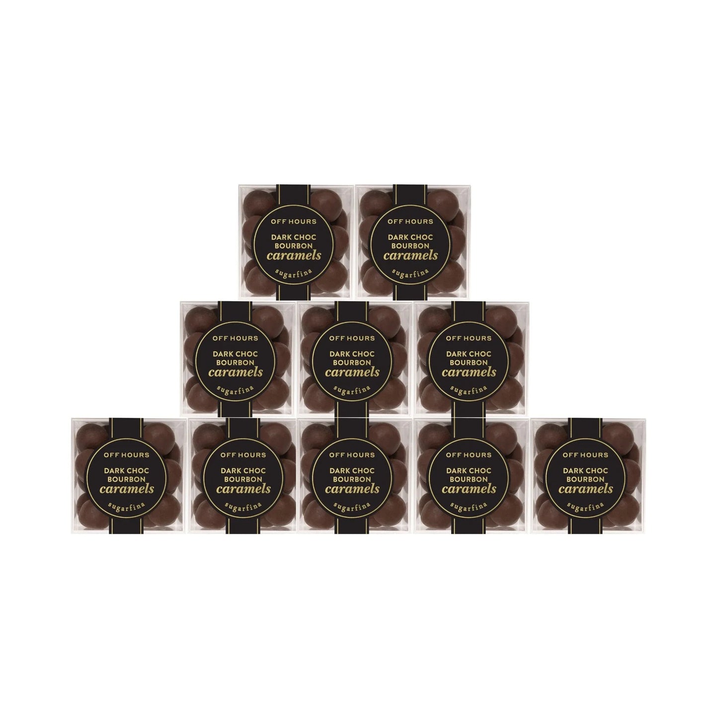Sugarfina Dark Chocolate Bourbon Caramels Perfect 10 Party Pack