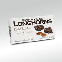 Lammes Candies Dark Chocolate Longhorns; 2 Pieces