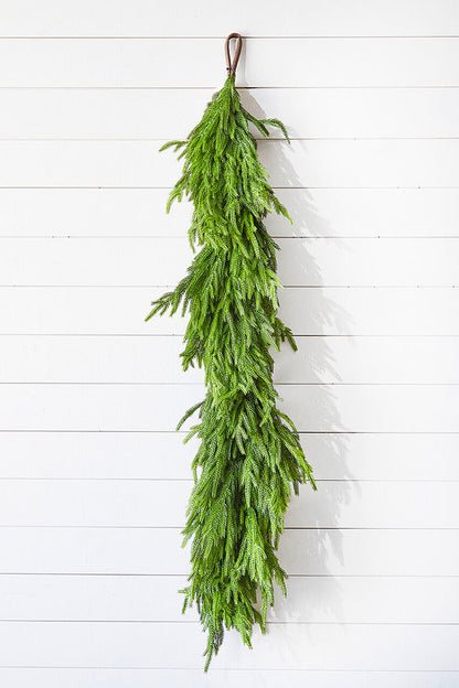 Decorator's Warehouse 60" X 16" Real Touch Deluxe Norfolk Pine Garland