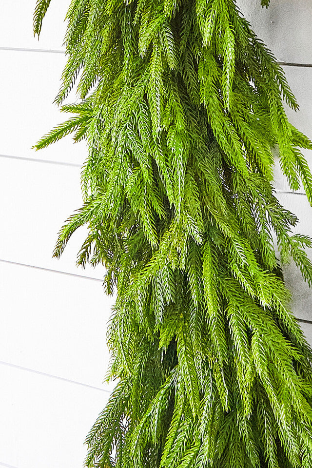 Decorator's Warehouse 60" X 16" Real Touch Deluxe Norfolk Pine Garland