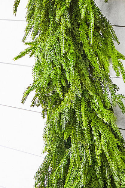 Decorator's Warehouse 60" X 16" Real Touch Deluxe Norfolk Pine Garland
