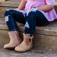 Little Love Bug Co. Desert Sand Riding Boot {Premium Leather}