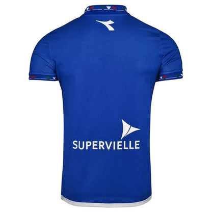 Pampa Direct Diadora Polo Shirt Vélez Sarsfield Alternate Jersey 2023, Blue, Men's Sportswear