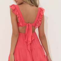 Lucy in the Sky Baby Doll Ruffle Dress