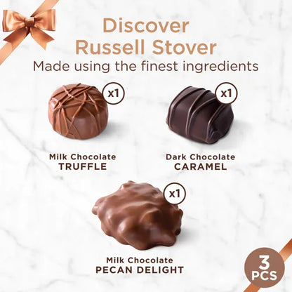 Russell Stover Chocolates Assorted Chocolates, 1.7 oz. Box