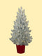 Cracker Barrel 4.5' Prelit Silver Tinsel