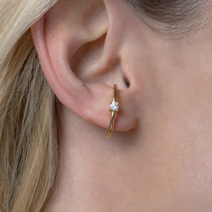 ARGENTO VIVO THE CZ EAR SUSPENDER