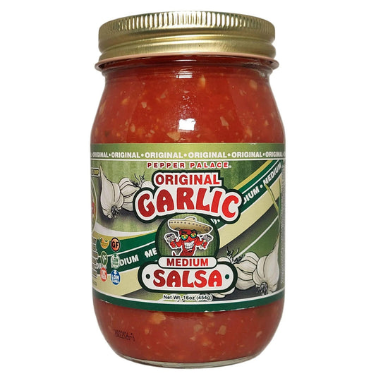 Pepper Palace Original Garlic Medium Salsa