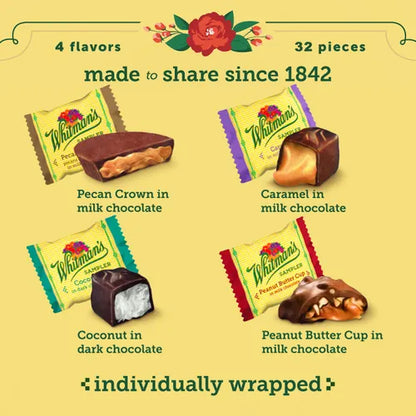 Russell Stover Chocolates Whitman's Sampler Assorted Chocolates, 18.25 oz. Bag