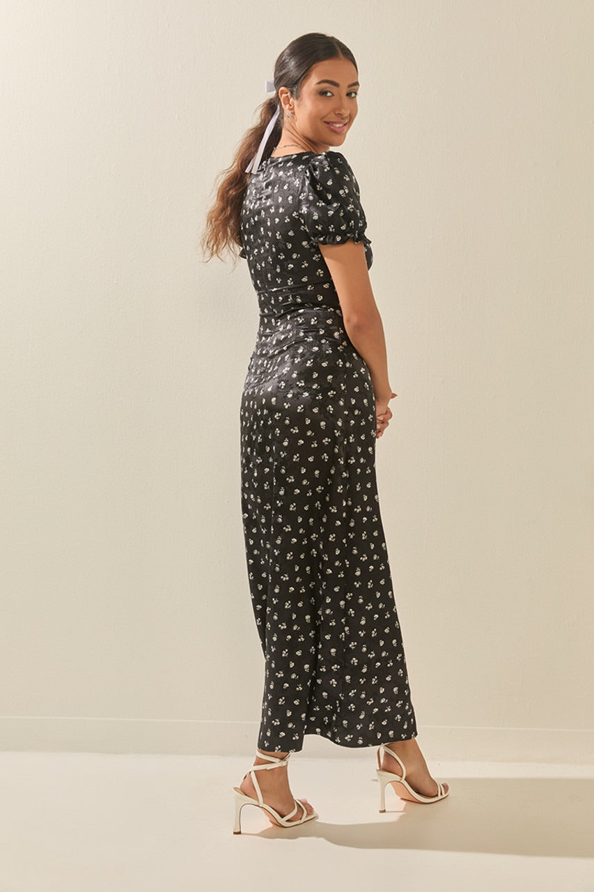 Francesca's Catherine Short Sleeve Floral Maxi Dress (x2)