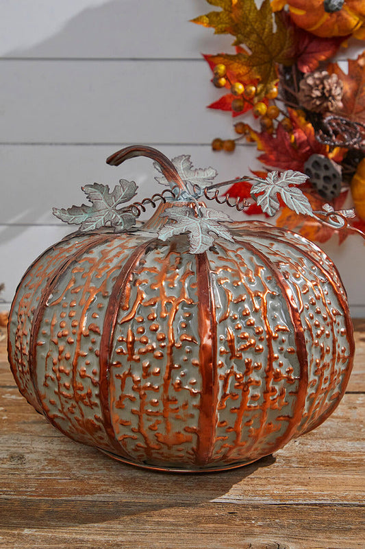 Decorator's Warehouse 14” Embossed Pumpkin