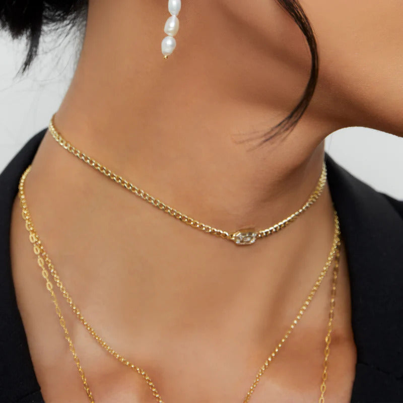 ARGENTO VIVO THE ESMERALDA CHOKER