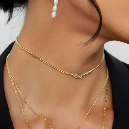 ARGENTO VIVO THE ESMERALDA CHOKER