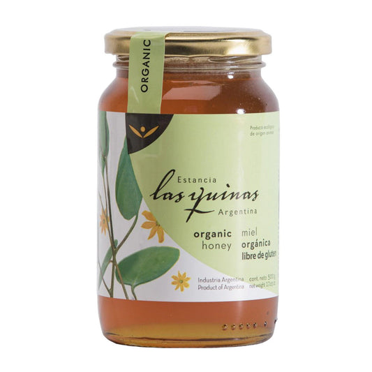 Pampa Direct Estancia Las Quinas Honey Miel Argentina Organic Gluten-Free & Pure Natural Honey, 500 g / 17.64 oz