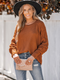 Cupshe Pumpkin Spice Textured Knit Sweater (x2)