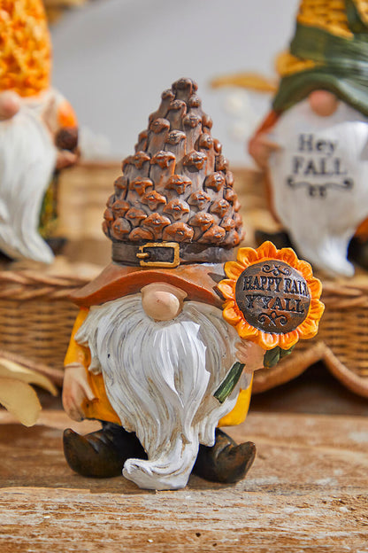 Decorator's Warehouse 5" Resin Harvest Gnome Figurine