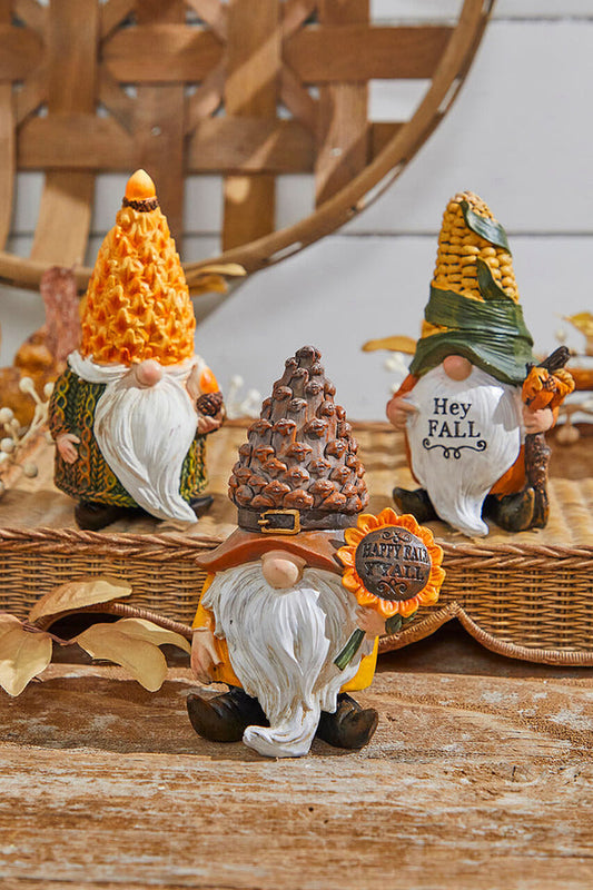 Decorator's Warehouse 5" Resin Harvest Gnome Figurine