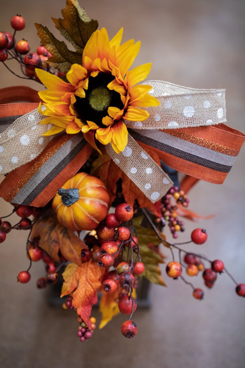 Decorator's Warehouse 1.5” X 10 Yard Jute Polka-Dot Ribbon